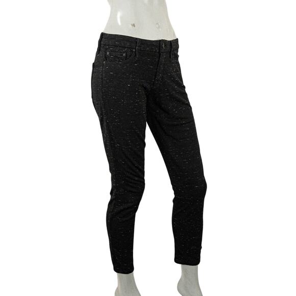 MOTHER Denim The Looker Jean Jeggings in Black Skypirate Size 27 - Picture 1 of 11